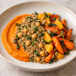 Bulgur and Chickpeas, Carrot Silk and Mint - Fresh Start 30: A Journey To Better Health Bulgur and Chickpeas, Carrot Silk and Mint